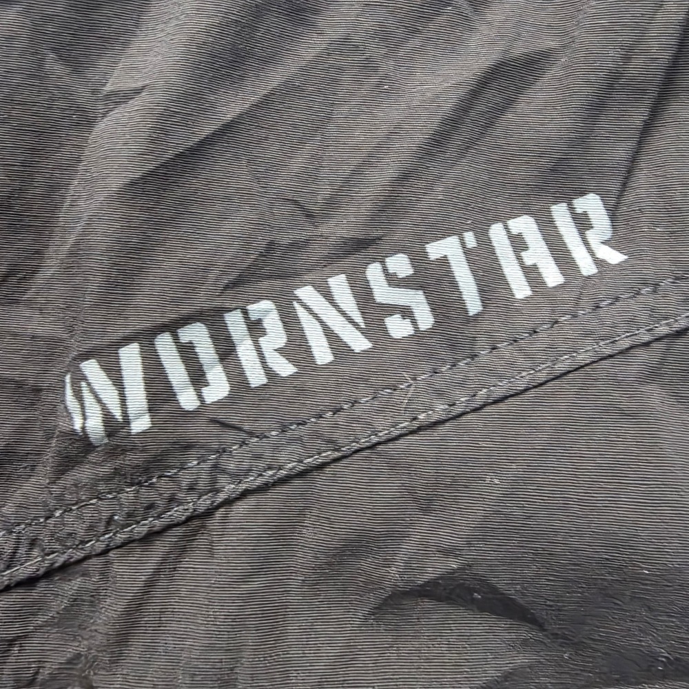 Wornstar Rocknrolla Shirt Mens XL Black Button Down Wing Graphic Rock Style - Picture 8 of 13